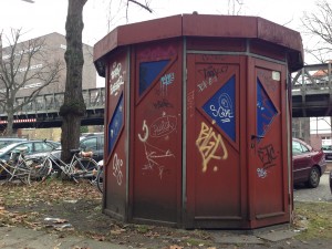 ZwÃ¶lfeckiges FahrradhÃ¤uschen in Hamburg-EimsbÃ¼ttel | Foto: Fiete Stegers